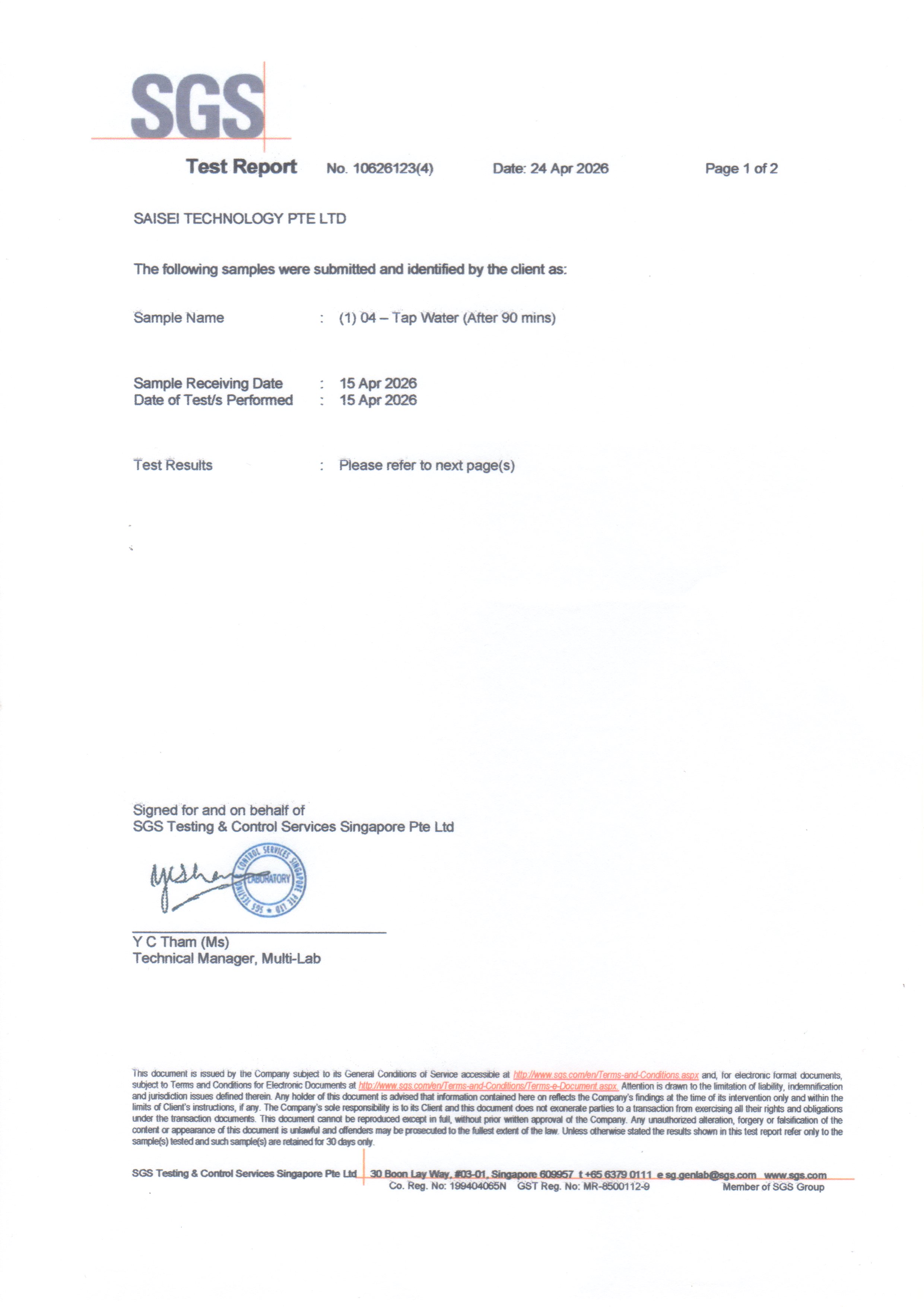Report (4) — Page 1